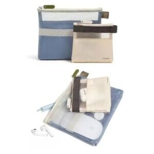 U Brands Micro Mesh Stash‎ Pouch 7x5.8 & 4.2x4.2 2pk